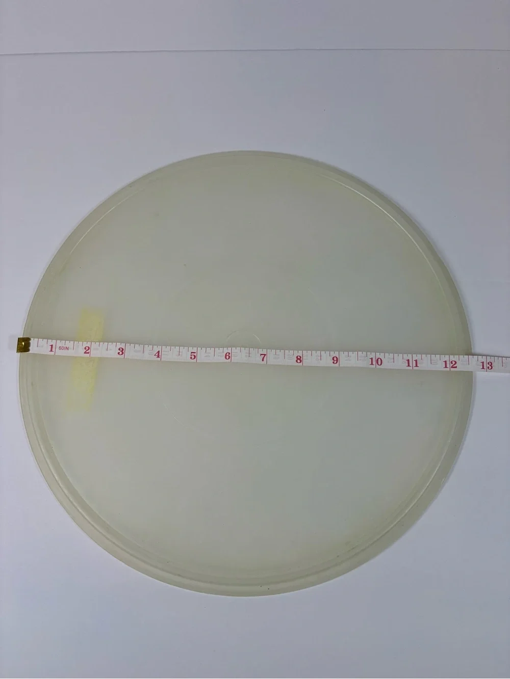 Two Tupperware Replacement Lids Large For 12” Bowl (Lids Only)